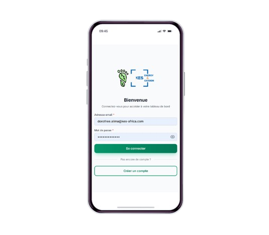 Interface mobile sur smartphone
